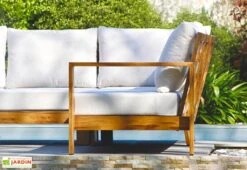 Salon De Jardin D’angle En Aluminium 5 Places - Majorque 7 Salon De Jardin D’angle En Aluminium 5 Places - Majorque -Hevea Jardin Magasin salon jardin angle aluminium terrasse cote