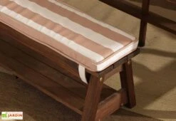 KidKraft Salon De Jardin Bois Pour Enfants : Table, Bancs, Parasol Taupe -Hevea Jardin Magasin salon jardin enfant table banc bois parasol 4