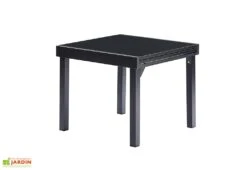 Salon De Jardin Modulo : Table Extensible + 4 Fauteuils + 4 Chaises -Hevea Jardin Magasin salon jardin modulo wilsa table extensible 4fauteuils 4chaises aluminium verre 5