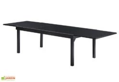 Salon De Jardin Modulo : Table Extensible + 8 Fauteuils -Hevea Jardin Magasin salon jardin modulo wilsa table extensible 8 fauteuils aluminium verre