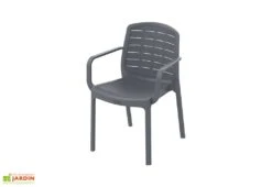 Salon De Jardin En Résine – 6 Personnes -Hevea Jardin Magasin salon jardin re sine gris 01