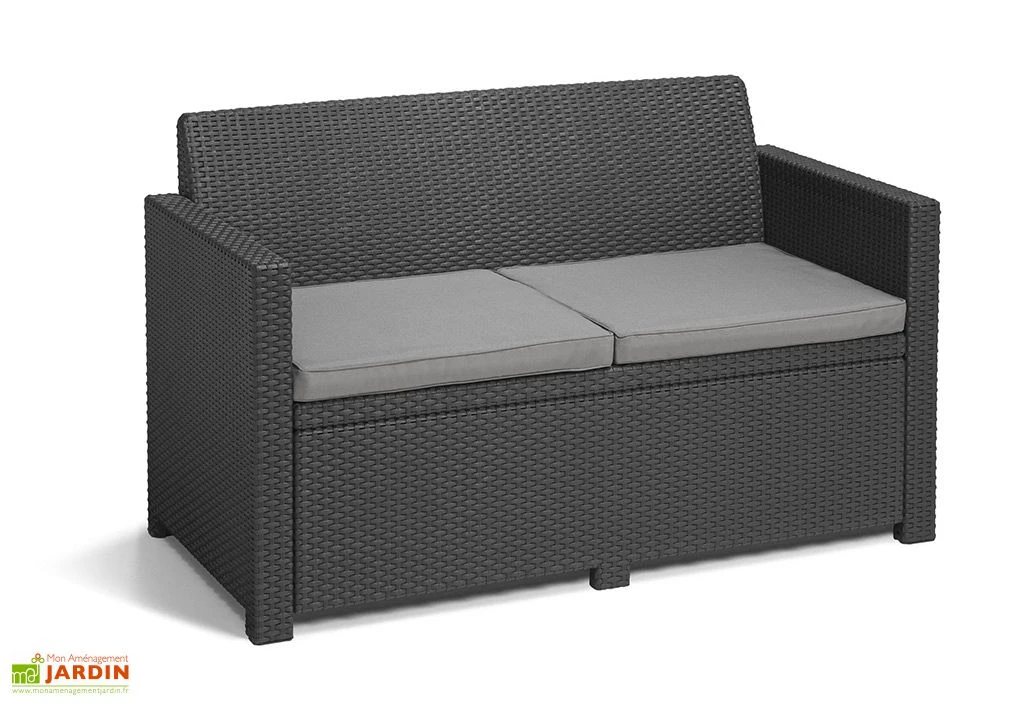 Keter Salon De Jardin En Résine Tressée 4 Places - Merano 2 Keter Salon De Jardin En Résine Tressée 4 Places - Merano – Image 2