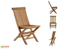 Salon De Jardin En Bois De Teck – 1 Table Ovale 240 Cm Et 8 Chaises -Hevea Jardin Magasin salon jardin teck brut ovale 4