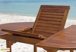 Salon De Jardin En Bois De Teck – 1 Table 240 Cm Et 8 Chaises -Hevea Jardin Magasin salon jardin teck huile c8 2