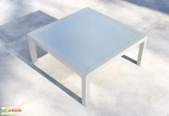 Salon De Jardin 6 Places En Aluminium - Beaubourg -Hevea Jardin Magasin salon table terrasse beaubourg blanc