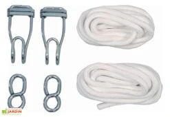 Kit De Fixation Rope Pro Sur Arbres Pour Hamac 5 Kit De Fixation Rope Pro Sur Arbres Pour Hamac -Hevea Jardin Magasin support hamac kit rop pro 95000 2