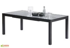 Salon De Jardin HPL Star : Table Extensible + 8 Fauteuils + 4 Chaises 8 Salon De Jardin HPL Star : Table Extensible + 8 Fauteuils + 4 Chaises -Hevea Jardin Magasin table aluminium salon de jardin 8 12 personnes