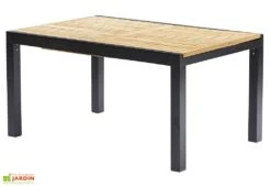 Salon De Jardin Bali : Table Extensible + 6 Fauteuils + 4 Chaises -Hevea Jardin Magasin table fermee salon de jardin aluminium bois 10 personnes