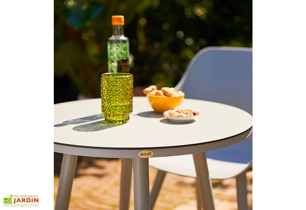 Table De Jardin En Aluminium Et HPL Sophie Studio Bistrot ⌀ 70 Cm 2 Table De Jardin En Aluminium Et HPL Sophie Studio Bistrot ⌀ 70 Cm – Image 2