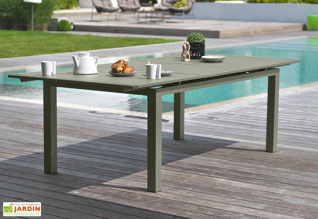 Table De Jardin Extensible En Aluminium Miami 100 X 240/300 Cm 1 Table De Jardin Extensible En Aluminium Miami 100 X 240/300 Cm