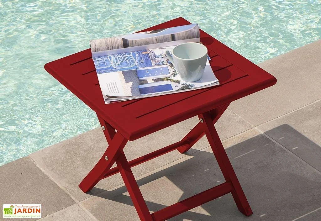 Table Basse De Jardin Pliante En Aluminium 43 Cm (pls Coloris) 1 Table Basse De Jardin Pliante En Aluminium 43 Cm (pls Coloris)