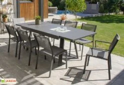 Table De Jardin Extensible En Aluminium Stockholm 150/225 Cm 7 Table De Jardin Extensible En Aluminium Stockholm 150/225 Cm -Hevea Jardin Magasin table jardin extensible alu stockholm