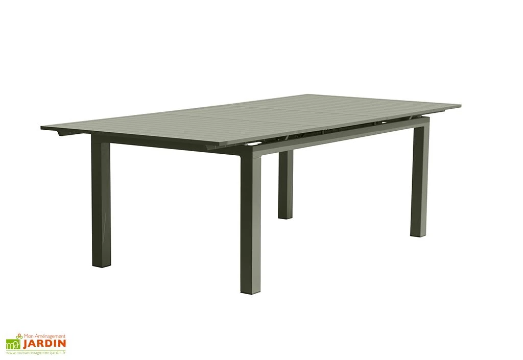 Table De Jardin Extensible En Aluminium Miami 100 X 240/300 Cm 2 Table De Jardin Extensible En Aluminium Miami 100 X 240/300 Cm – Image 2
