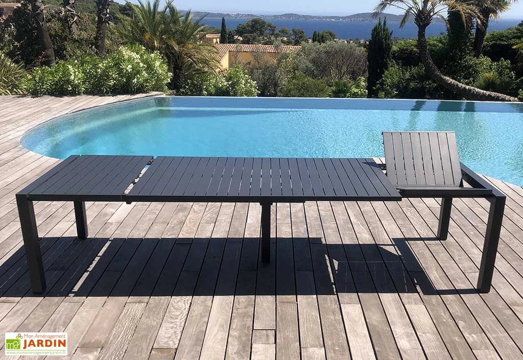 Table De Jardin Extensible En Aluminium Prisma 200/320 Cm 1 Table De Jardin Extensible En Aluminium Prisma 200/320 Cm
