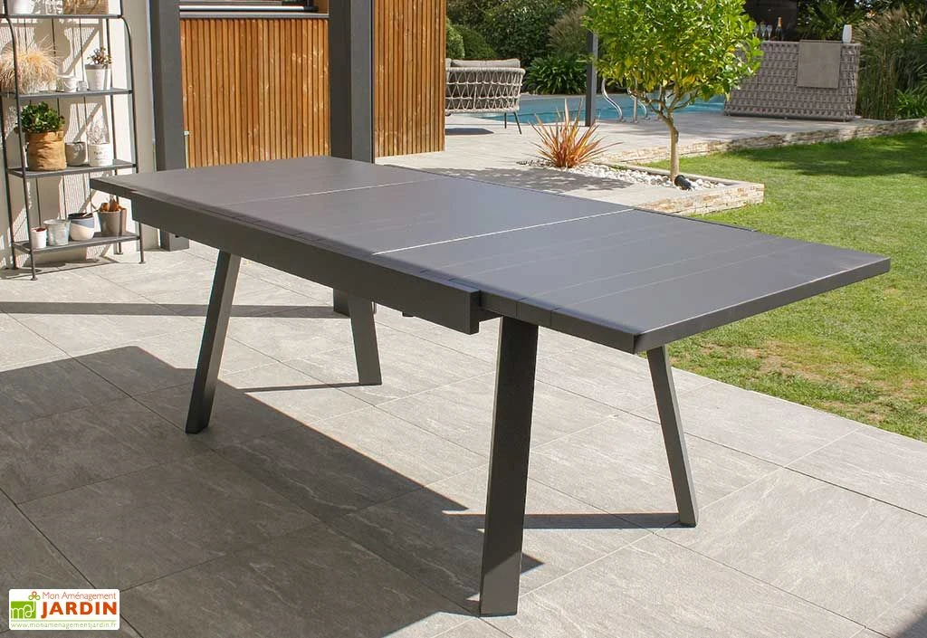 Table De Jardin Extensible En Aluminium Stockholm 150/225 Cm 3 Table De Jardin Extensible En Aluminium Stockholm 150/225 Cm – Image 3