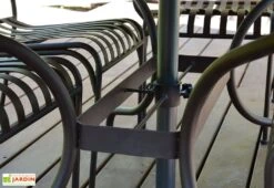 Table De Jardin Rectangulaire En Métal Et Mosaïque 160 X 90 Cm -Hevea Jardin Magasin table jardin rectangulaire metal mosaique 160 90 cm 2