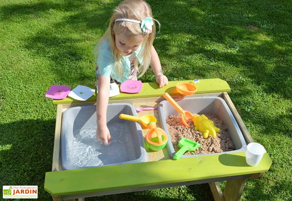 Table De Pique-nique Pour Enfant Avec Bac à Sable – 79 X 100 X 53 Cm 2 Table De Pique-nique Pour Enfant Avec Bac à Sable – 79 X 100 X 53 Cm – Image 2