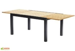 Salon De Jardin Bali : Table Extensible + 6 Fauteuils + 4 Chaises -Hevea Jardin Magasin table ouverte salon de jardin 10 personnes aluminium bois