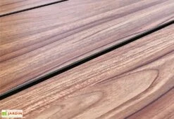 Table De Pique-Nique En Aluminium Vancouver 174 X 210 Cm -Hevea Jardin Magasin table pique nique aluminium imitation bois 210cm 2bancs vancouver 1