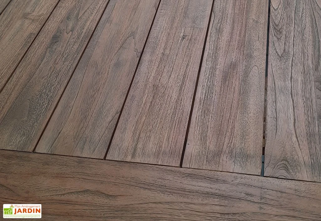 Table De Jardin Bois De Teck Et Aluminium Sophie Yasmani Teak 240 Cm 4 Table De Jardin Bois De Teck Et Aluminium Sophie Yasmani Teak 240 Cm – Image 4