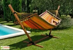 Toile De Hamac Double En Coton 150 X 220 Cm - Quito