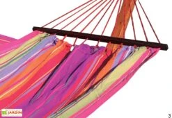 Toile De Hamac Double En Coton 150 X 220 Cm - Quito -Hevea Jardin Magasin toile hamac double coton quito multicolore